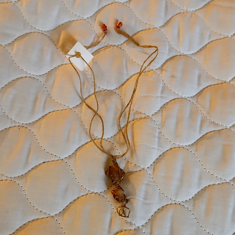 Healing crystals necklace